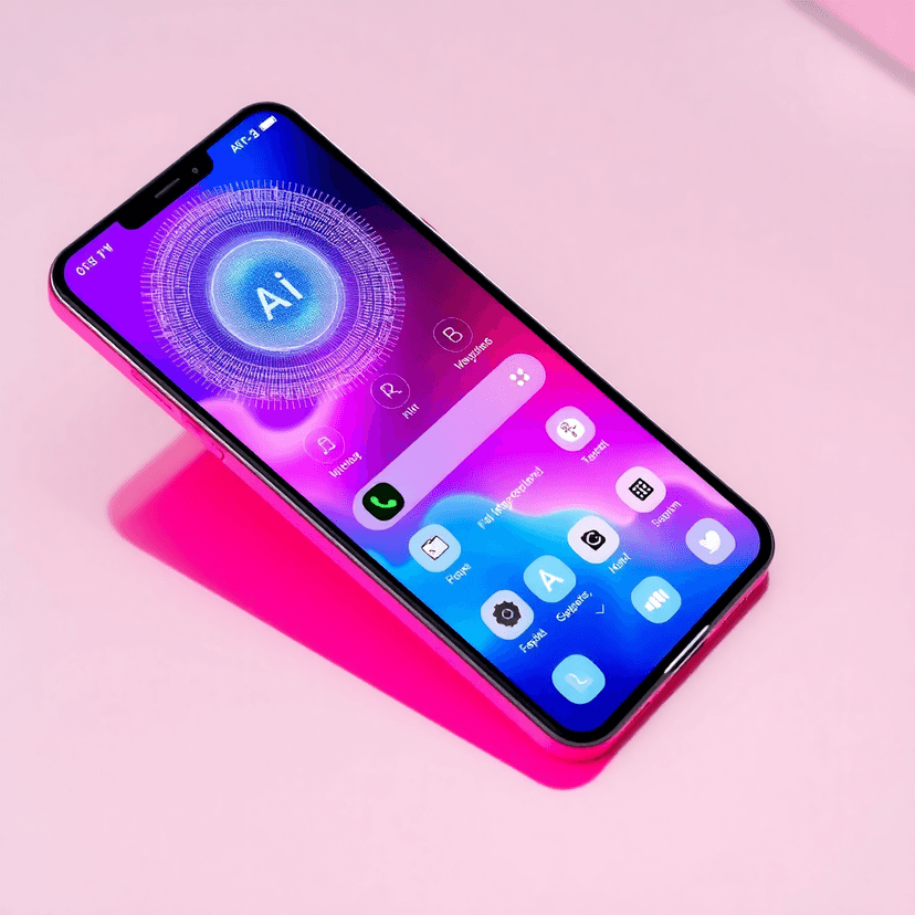 AI-powered mobile app interface